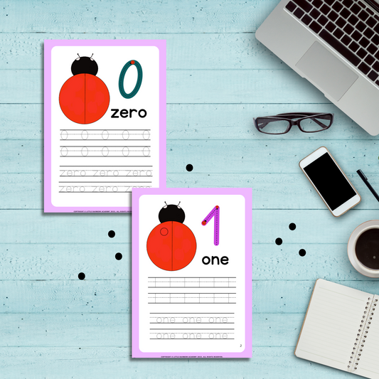 🐞 Count & Trace with Ladybugs – A Fun Learning Adventure!