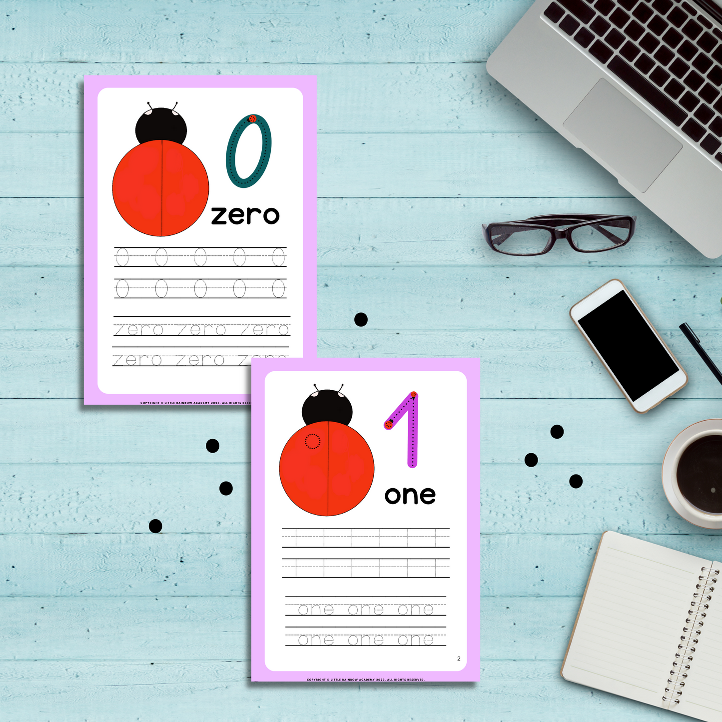 🐞 Count & Trace with Ladybugs – A Fun Learning Adventure!