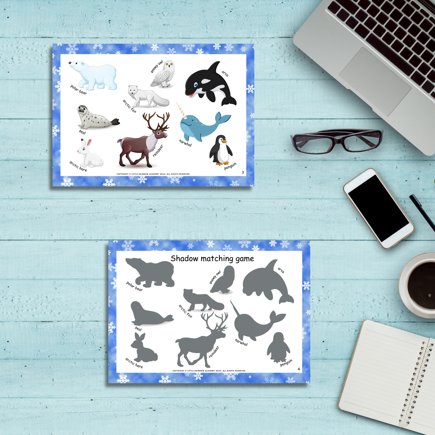 WINTER Busy Book for Toddlers & Preschoolers - Homeschooling Learning Resources