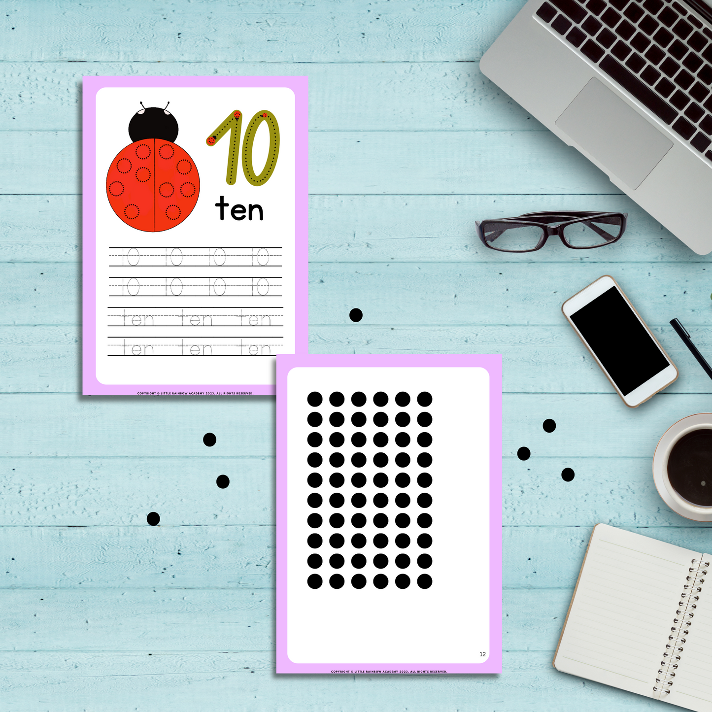 🐞 Count & Trace with Ladybugs – A Fun Learning Adventure!